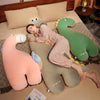 Big Stuffed Animal Plush Giraffe Pillow Cute Large Long Crocodile Toy Kawaii Dinosaur Baby Bed Surround Washable Decor Cushion