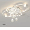 Modern Minimalist LED Ceiling Light Personalized Creative Ring Living Room Lights Gold Atmosphere Bedroom Study Chandelier
