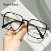 Retro Square Anti-Blue Light Glasses for Women Stylish Clear Frame Anti Radiation Glasses Transparent gafas de sol