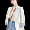 HIGH QUALITY Fashion 2020 Design Blazer Jacket Women's Green Black Blue Solid Tops For Office Lady Wear Size S-4XL