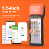 Handheld Commercial PDA Android 8.1/13 Bulit-in 58mm Thermal Receipt Printer NFC Optional for Cafeteria WIFI Bluetooth Connect