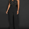 Sexy vintage rhinestone bodycon jumpsuit women 2025 summer Pants jumpsuits body birthday party club outfits bodysuit overalls HL
