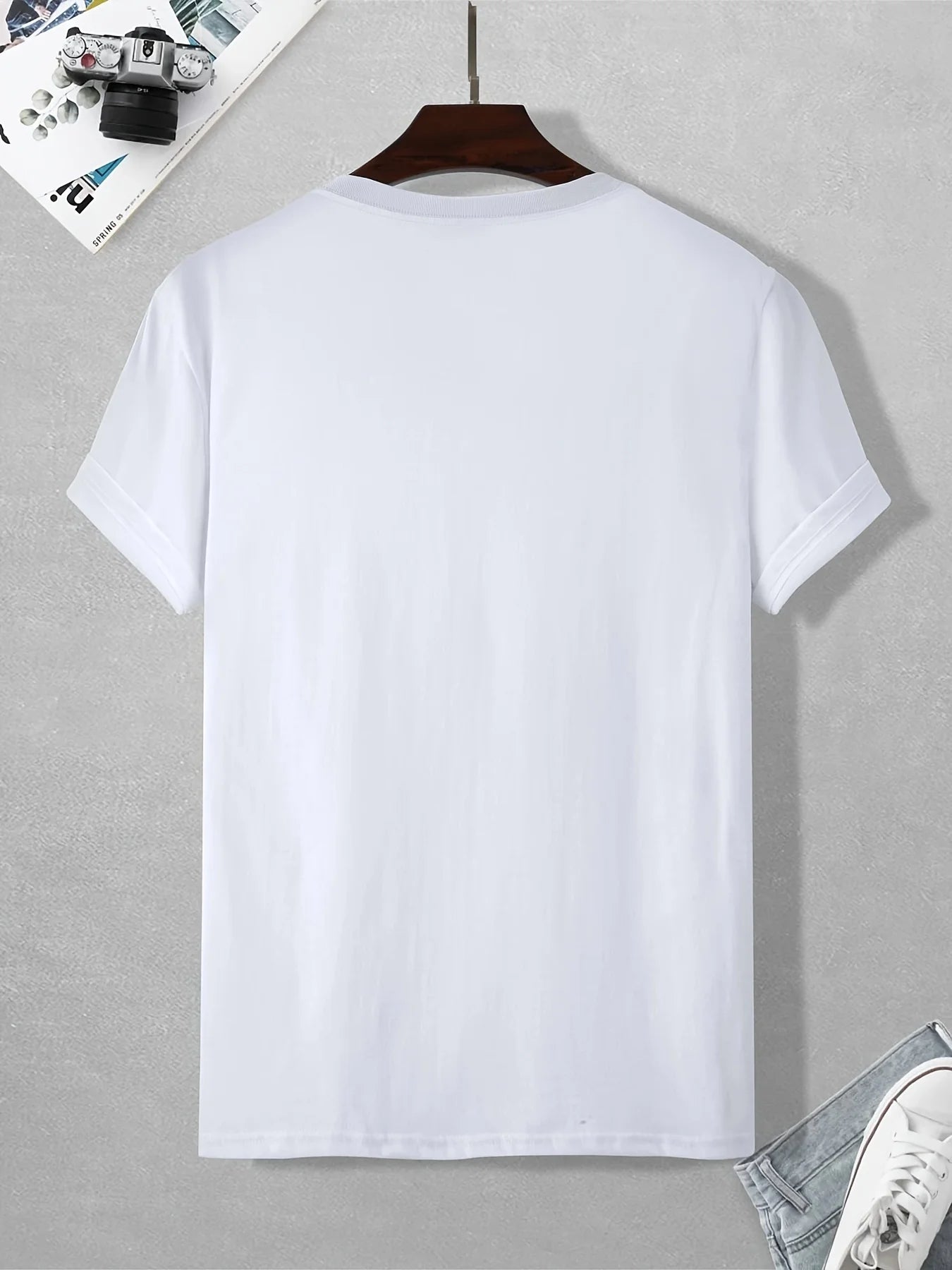Men's Summer Loose Fit  100 Cotton be Kind Print T-shirt Tops O-neck Pactwork Casual T shirts for Men New