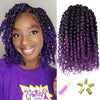 Pre-twisted Passion Twist Crochet Hair for Black Women Crochet Braids Pre-looped Synthetic Braiding Hair Extensions