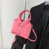 PU Square Compact Shoulder and Crossbody Bags Zipper Unique Design High Quality Hand Bags for Women 2025 Designer Style Bolso
