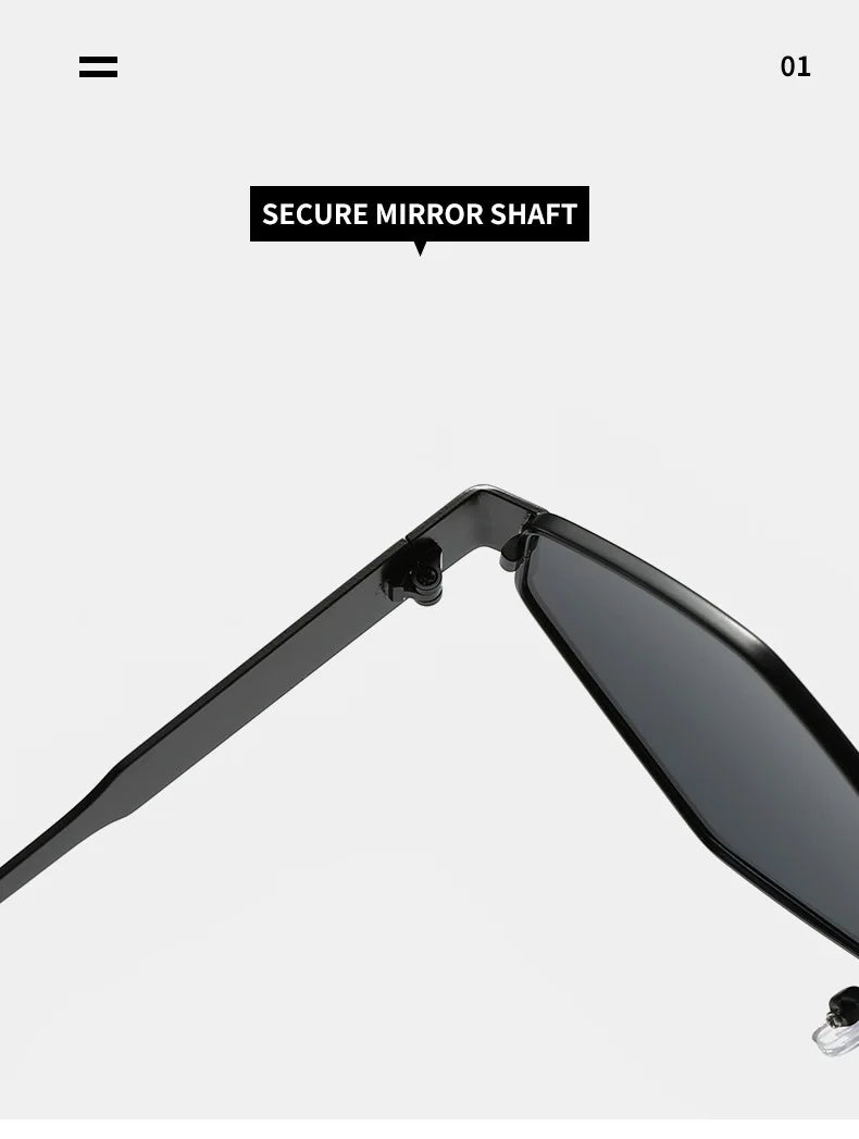 Polygonal Luxury Sunglasses Women Brand Fashion Rhombus Sun Glasses Woman 2024 Retro Vintage Metal Diamond Shades Eyewear
