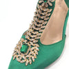 Spot Goods Red Color 2024 New Arrival Special Design Women Party Shoes Matching Bag Set For Luxury Wedding Party Women