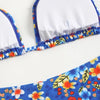 Bikini Women Swimsuit 2025 New Print Halter Bikinis Set Sexy Thong Swimwear Summer Two Piece Backless Beach Bathing Suit Female