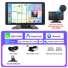 Podofo 9" Car Radio Multimedia Video Player Wireless Carplay Android Auto Car Mirror DVR Recorder Dashboard For Nissan Toyota