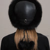 Hot Sale 100% natural Fox Fur Hat Women Cap Thick Fur Cap Winter Warm Hat Female Fashion For Women Hat With Earmuffs Hat