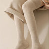 New Women Black White Knee High Lolita Socks Lady Female Over Knee Cute Long Sock Solid Color Stockings For Women