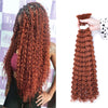 Synthetic Braiding Hair for Boho Braids 20Inch 90G Deep Wave Bulk High Quality Synthetic Protein Hair Extensions For Women