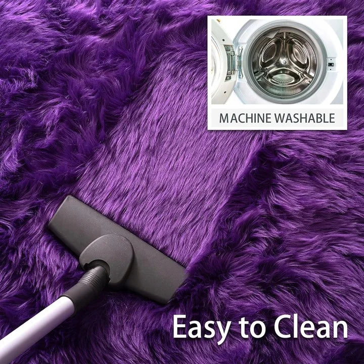 Soft Faux Fur Wool Carpet Area Rug Fluffy Carpets for living room hairy rugs for Bedroom home decor sofa cover floor mats