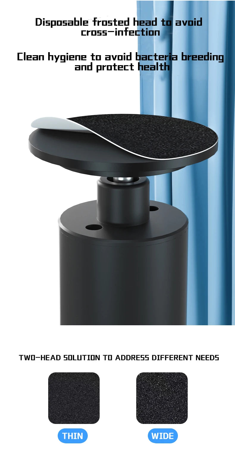 Foot Care File Electric Foot Callus Remover Leg Heels Remove Dead Skin Pedicure Tool Set and Replacement Sandpaper