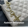 Quilted Pattern Solid Color Pu Handbag With Pendant Decoration, Versatile Noble Women's Crossbody Bag, Fashionable Handbag