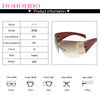 2024 New Oversized Rimless Sunglasses Women Fashion One-Piece Shield Sun Glasses For Female Streetwear Y2k Sunglass Ladies UV400