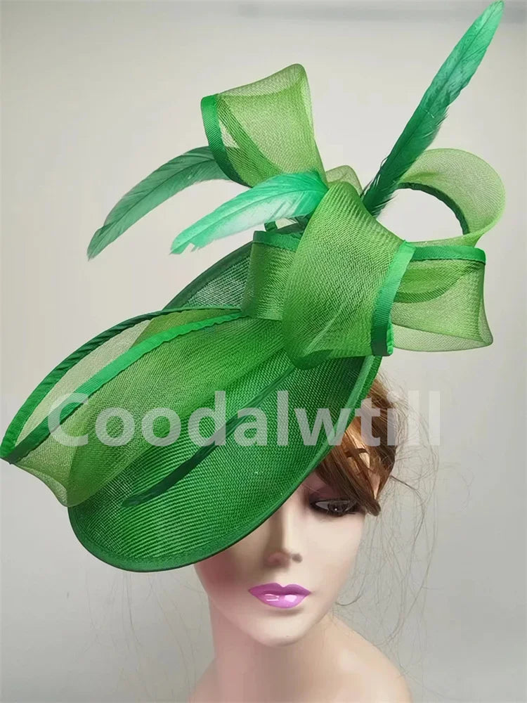 Mesh Fascinator Headpiece Women Formal Event Derby Headpiece Ladies Eleagnt Mariage Millinery Cap Fashion Wedding Fascinator Hat