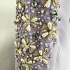 HIGH STREET Newest Fashion 2025 Designer Party Vestido Women's Diamonds Beaded Split Long Maxi Dress