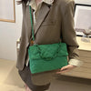 Acrylic Chain Crossbody Square Bags Casual Flap Women Commute Bags Quilted All-match Winter Large Capacity for Girls Shopping