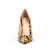 Sexy Stiletto Heel 2025 Print Flowers Pumps European Spring High Heels Party Pumps Ultra High Heeled  For Women Shoes Big Size45