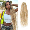 Handmade Dreadlocks Hair Extensions 24Inch Soft Crochet Dreadlock Braids Hair Synthetic Faux Locs Braids Hair For Women And Men