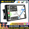 Android 14 Auto Car Radio For Jeep Compass Grand Cherokee Wrangler Chrysler Sebring Town Country Dodge Charger Multimedia Player