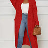Plus Size Fall and Winter New 2023 Women's Solid Color Cardigan, Casual Knit Cardigan with Pockets Commuter Style Sweater XL-5XL