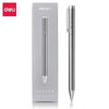 DELI Metal Sign Pen 0.5mm Gel Ink Pens Golden Silver Color Metallic Writing Pen Office Supplies