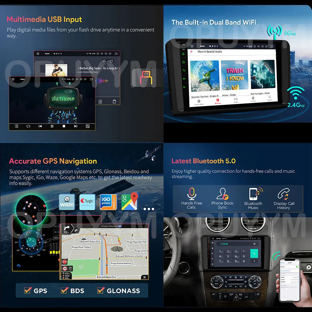 Android 14 Carplay Auto WIFI+4G Car Radio For Peugeot 308 T9 308S 2013 - 2017 Multimedia GPS Player Stereo 2din DSP Head Unit