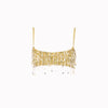 Sexy Sequins Tassel Skirt Sets Women Sling Crop Tops Hip Package A-line Short Skirts 2025 Summer Chic Beach Party Outfits Lady