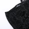 FAGADOER Sexy Lace See Through 2 Piece Sets Woman Outfit Hollow Out Crop Top + Flare Pants Female Y2K Streetwear Summer Spring