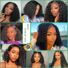 BOB Wear Go Glueless Preplucked Human Wigs Ready To Go Pre-Cut 4x4 Hd Lace Closure Kinky Culry Frontal Wig For Black Women