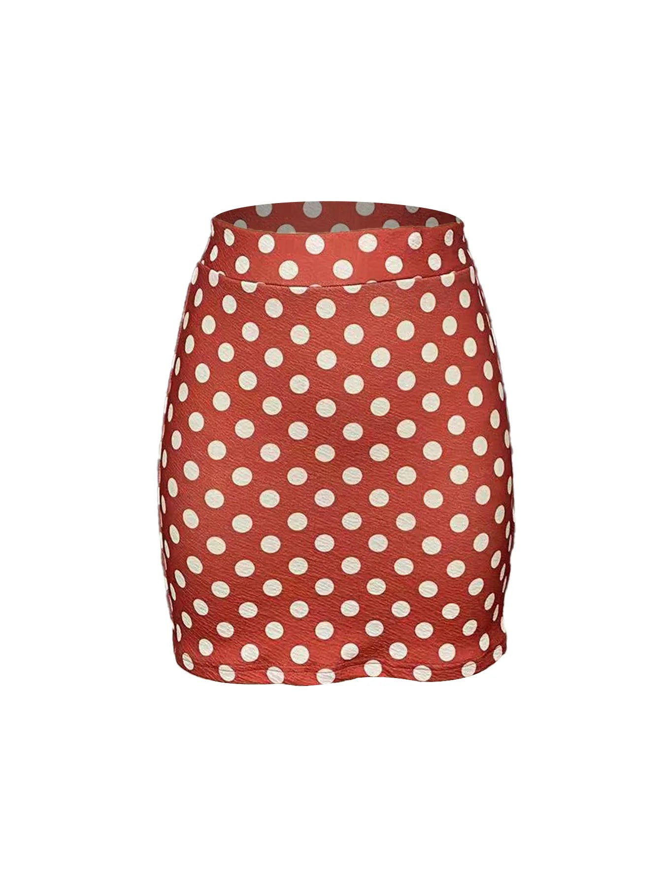 Qianniao style elegant elastic waist half skirt, hip hugging high waist short skirt