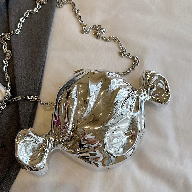 Acrylic Evening Clutch Bag For Women Luxury Shoulder Bag Handbag And Crossbody Bags Party Prom Wedding Shiny Candy Design Purse