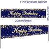 Happy Birthday Banner Birthday Party Decoration Kids Boys Girl Baby Shower Decoration Bunting Garland Banners Flags Anniversary