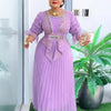 African Dresses for Women 2025 New Fashion Plus Size Sequin Evening Party Long Dress Dashiki Ankara Outfits Robe African Clothes