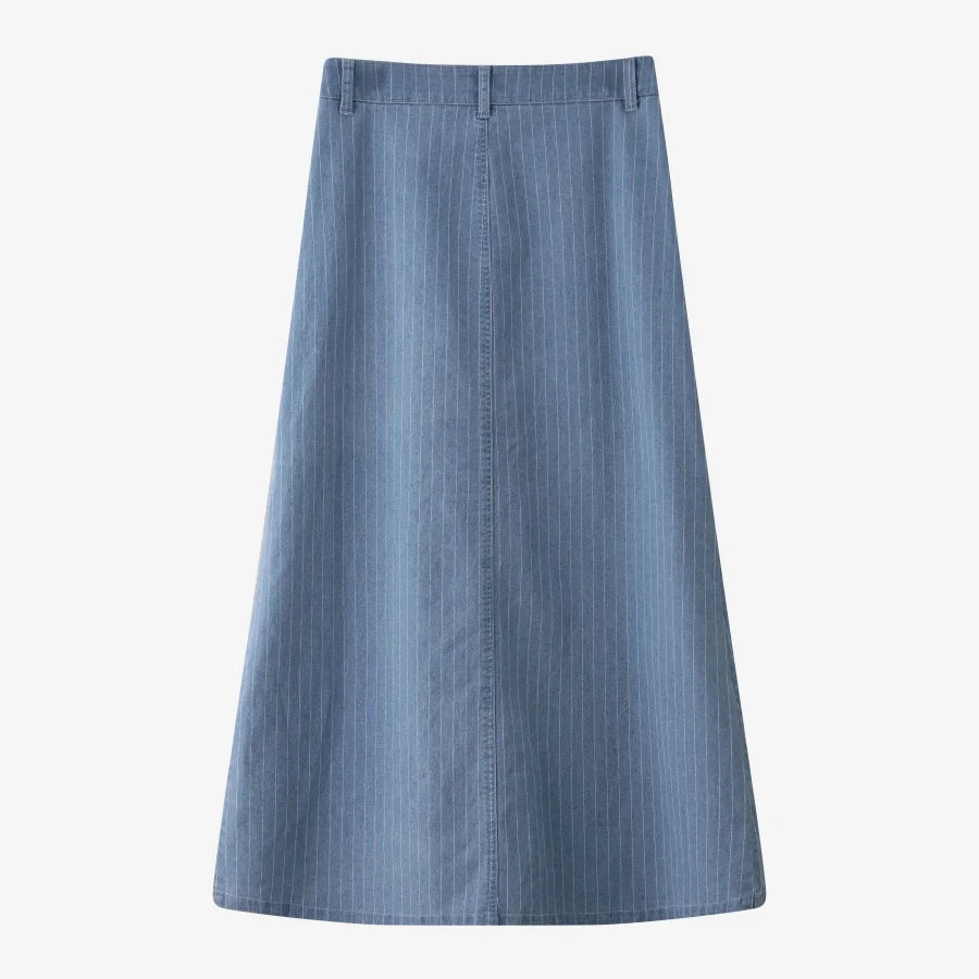 AS 2025 pinstripe denim skirt fashion woman clothes lady wear