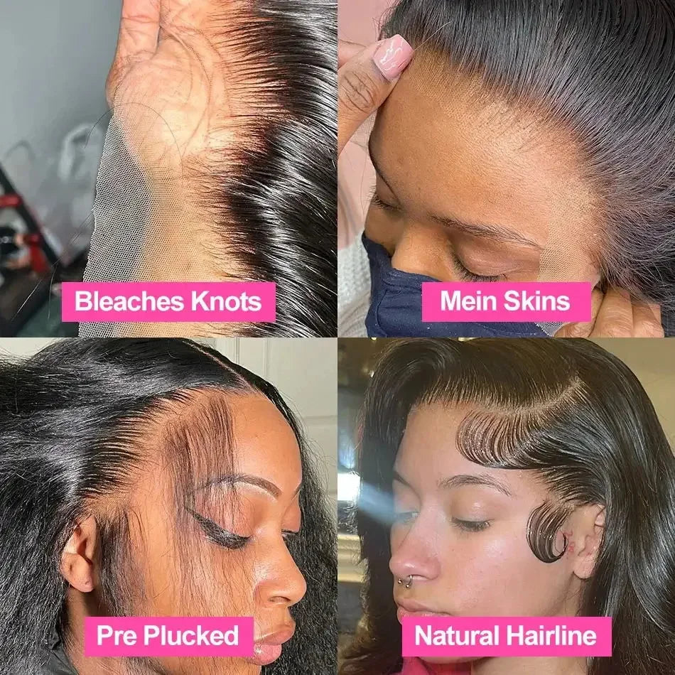 210% Density Vietname Super Double Drawn Bone Straight 13x4 Frontal Bob Wig with 100% Human Hair 613 Honey blond For Black Women