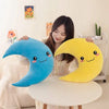 25cm New Sky Style Funny Moon Soft Plush Toy Baby Cute Throw Pillow Comfort Dolls Home Decor Xmas Gift Kids