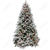 Artificial PVC Christmas Tree with Snow Pine Cones and LED Lights for  Christmas Home Decoration Christmas Tree