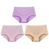 3pcs/pack 2024 Women High Waist Panties Female Briefs Modal Lace Plus Size Underpants Mother Middle Aged Oversize Underwear