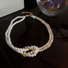 Luxury Vintage Three-layer Pearl Collar Choker, 2024 New In Trend Jewelry Fashion Woman's Choker Necklace on the Neck Party Gift