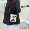 Evening Bags for Women 2024 New Fashionable Leather Shoulder Bag Woman Hard High Quality Hip Hop Party Luxury Designer Handbag