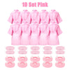 10/12/15/18 Sets Spa Party Favors Robe for Girls Kids Birthday Kimono Robe Satin Robe for Slumber Party DIY Birthday Squad Robes