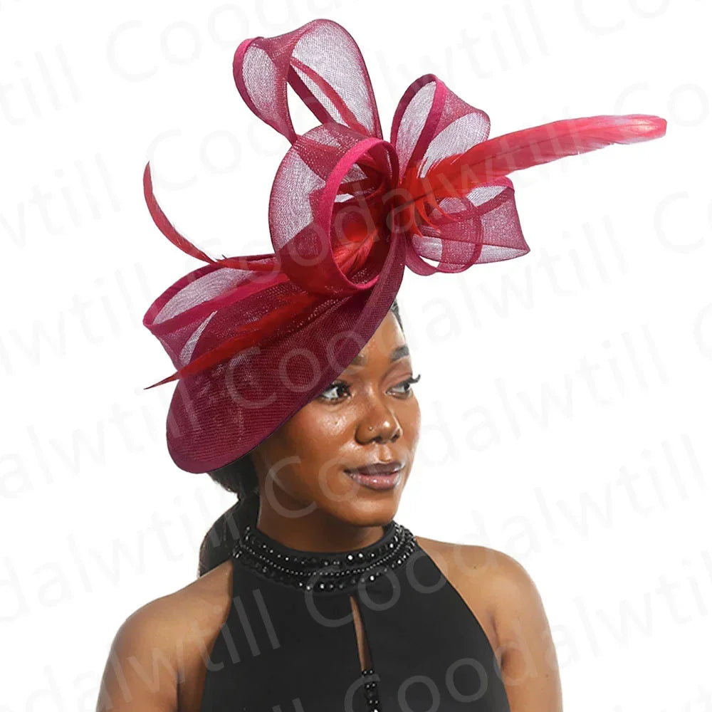Mesh Fascinator Headpiece Women Formal Event Derby Headpiece Ladies Eleagnt Mariage Millinery Cap Fashion Wedding Fascinator Hat