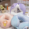 Lovely Kuromi My Melody U-shaped Neck Pillow Kawaii Japanese Style Cinnamoroll Travel Nap Pillow Skin Friendly Thickened Girl
