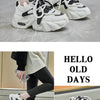 2024 Spring Autumn Women's Chunky Sneakers Breathable Platform Sports Shoes for Women Fashion Thick Sole Vulcanized Shoes