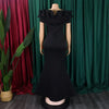 Elegant Long Dresses for Women Off the Shoulder Short Sleeve Mermaid Floor Length Luxury Female Birthday Party Dinner Dress Robe