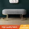 Ottomans Long Sofa Bench, Nordic Fabric Shoe Changing Bench, Home Doorway Corridor Fitting Room Chair
