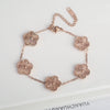 Color jewelry clover stainless steel new plant five-leaf flower bracelet hot jewelry jewelry gifts for women